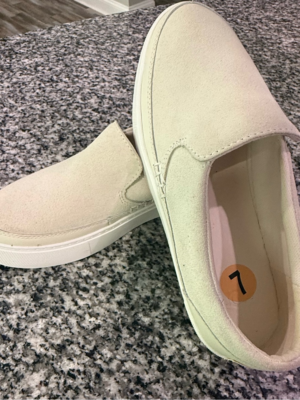 UGG Cream Suede Slip-On Sneakers - Picture 2 of 3